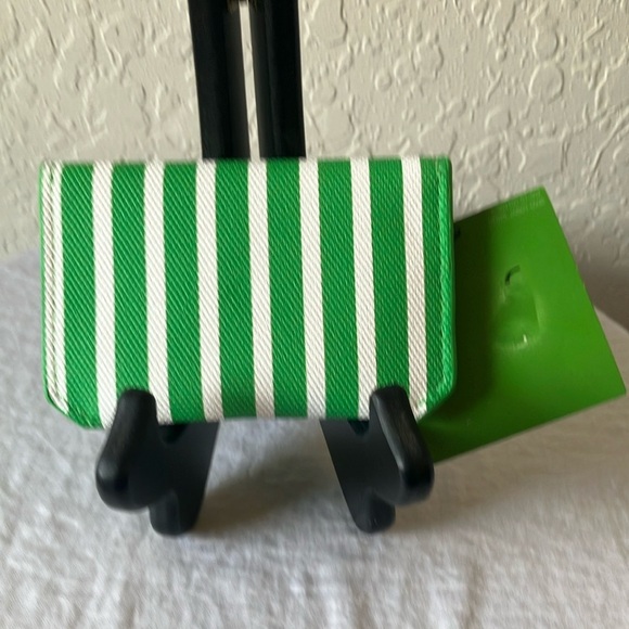 Kate Spade x Target: Green& White Striped Wallet - Picture 8 of 16